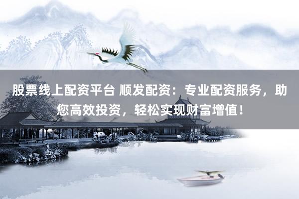 股票线上配资平台 顺发配资：专业配资服务，助您高效投资，轻松实现财富增值！