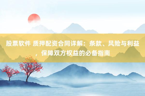 股票软件 质押配资合同详解：条款、风险与利益，保障双方权益的必备指南