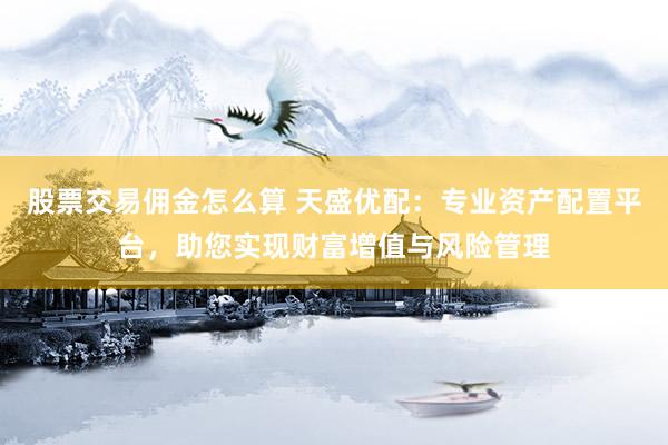 股票交易佣金怎么算 天盛优配：专业资产配置平台，助您实现财富增值与风险管理