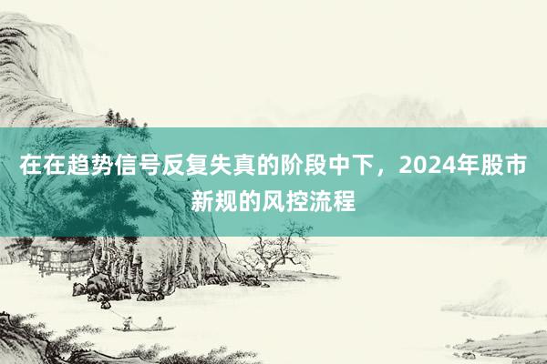 在在趋势信号反复失真的阶段中下，2024年股市新规的风控流程