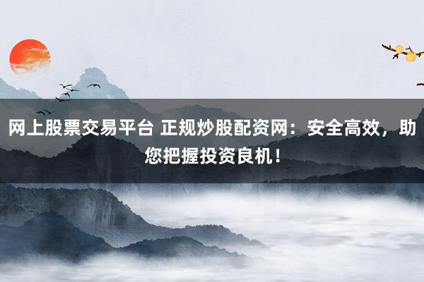 网上股票交易平台 正规炒股配资网：安全高效，助您把握投资良机！