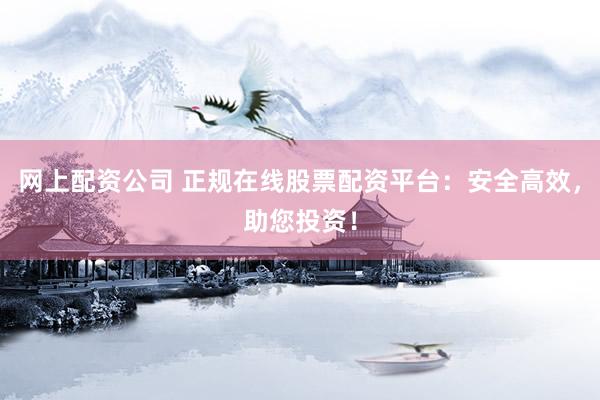 网上配资公司 正规在线股票配资平台：安全高效，助您投资！